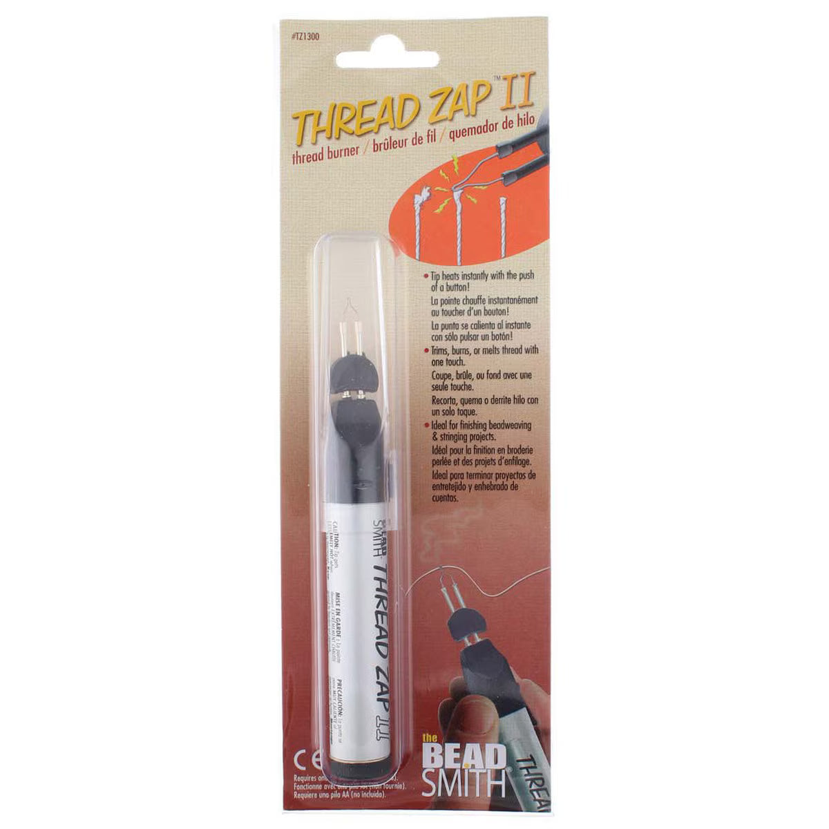BeadSmith Thread Zap II – draadbrander voor rijgdraad en knopen