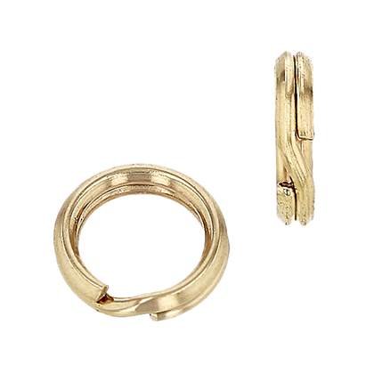14/20 gold-filled splitring (6,2 mm) - 1 stuk