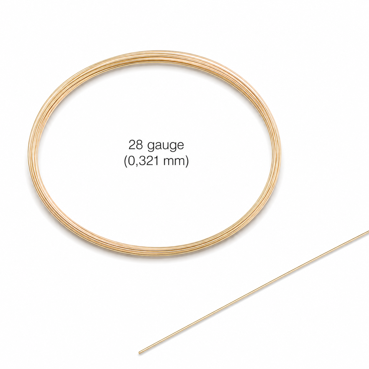 14/20 gold-filled ronde draad - dead soft