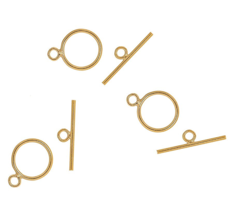 14/20 gold-filled kapittelslotje ca. 10mm (1 stuk)