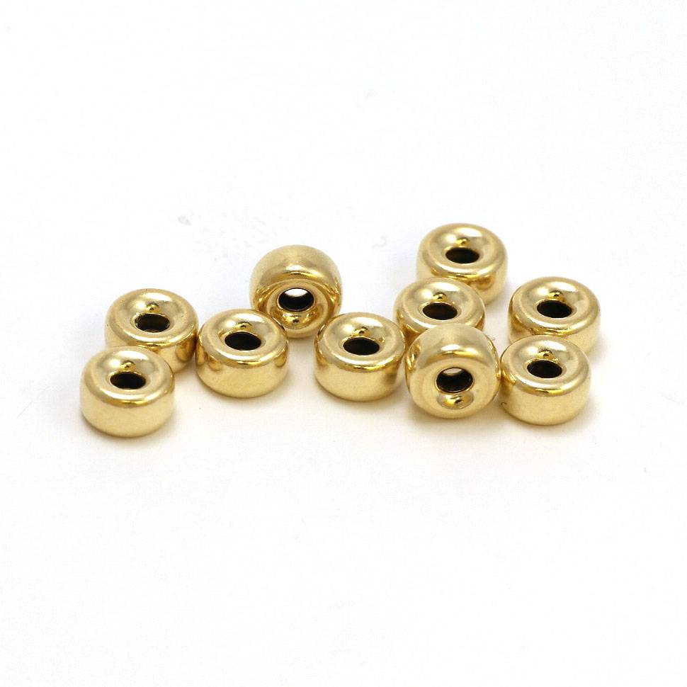14/20 gold-filled rondel kralen smooth